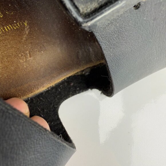 BIRKENSTOCK Arizona Birko-Flor Black Two-Strap Sandals *Flaws* EU 40 US 9 L9 M7 - Picture 10 of 11